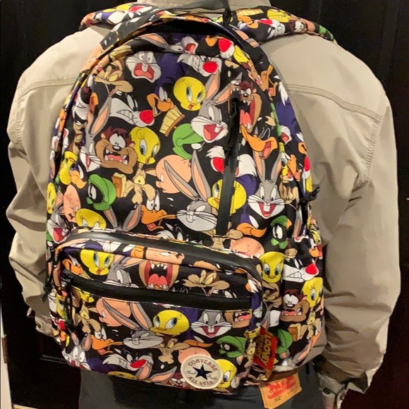 converse looney tunes backpack